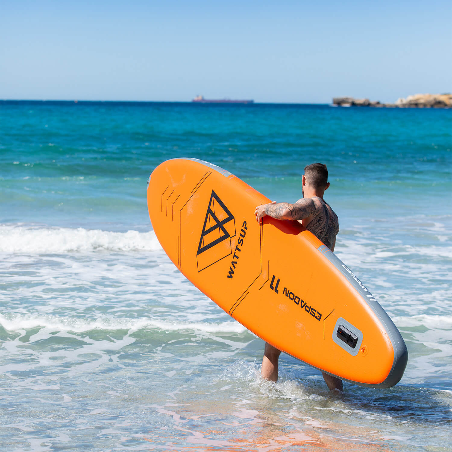 sup espadon sur la plage